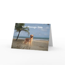 Golden Retriever Greeting Card