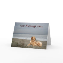 Golden Retriever Greeting Card