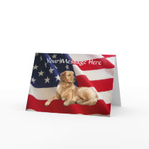 Golden Retriever Greeting Card
