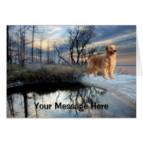 Golden Retriever Greeting Card
