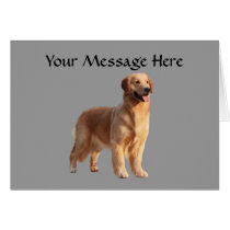 Golden Retriever Greeting Card