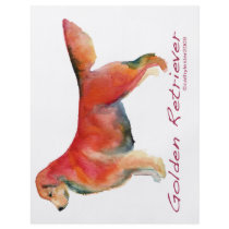 Golden Retriever in living colour