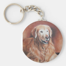Golden Retriever Key Chain