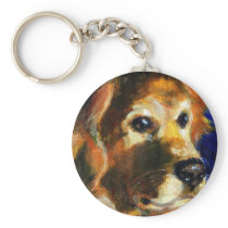 Golden Retriever Key Chain