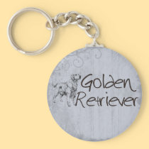 Golden Retriever keychains