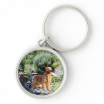 Golden Retriever Keychain