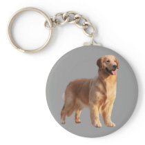 Golden Retriever Keychain