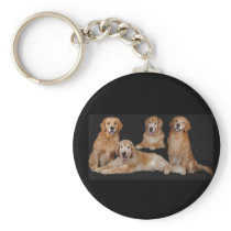 Golden Retriever Keychain