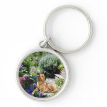 Golden Retriever Keychain