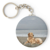 Golden Retriever Keychain