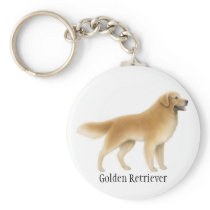 Golden Retriever Keychain