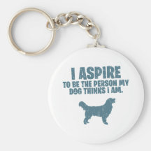 Golden Retriever Keychain