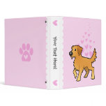 Golden Retriever Love 3 Ring Binders