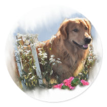 Golden Retriever Lovers Gifts Sticker