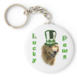 Golden Retriever Lucky Paws Keychain