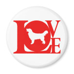 Golden Retriever Refrigerator Magnet