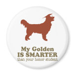 Golden Retriever Refrigerator Magnet