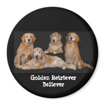 Golden Retriever Magnet