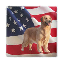 Golden Retriever Magnet