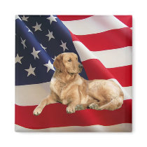 Golden Retriever Magnet