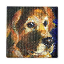 Golden Retriever Fridge Magnets