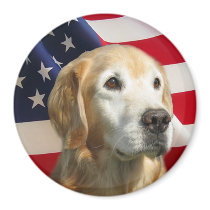 Golden Retriever Magnet