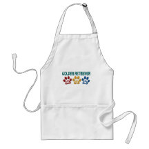 GOLDEN RETRIEVER Mom Paw Print 1 Apron