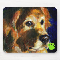 Golden Retriever Mouse Mat