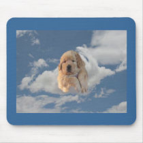 Golden Retriever Mousepad Heavenly Pup