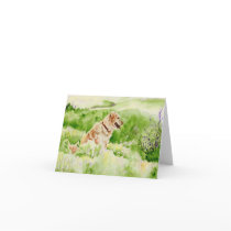 Golden Retriever Notecard