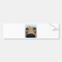 Golden Retriever Painting Bumper Stickers