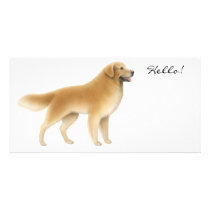 Golden Retriever Photo Card