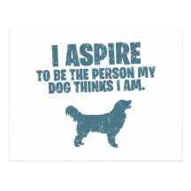 Golden Retriever Postcard