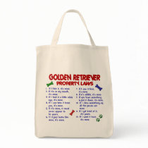 Golden Retriever Property Laws 2 Tote Bag