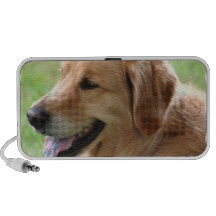 Golden Retriever Pup Portable Speakers