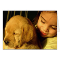 Golden Retriever Puppy Dog Photograph cards
