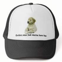 Golden Retriever Puppy Hat