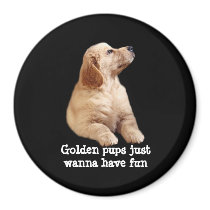 Golden Retriever Puppy Magnet