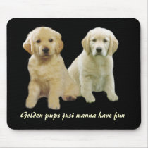 Golden Retriever Puppy Mousepad