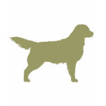 Golden Retriever (sage green) t-shirts