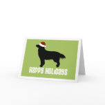 Golden Retriever Santa Hat Greeting Card