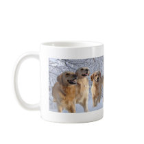 Golden Retriever Snow Mug