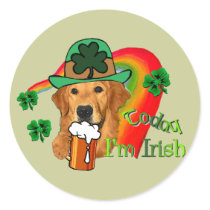 Golden Retriever St. Patrick's Day
