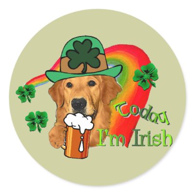 Golden Retriever St. Patrick's Day by DogsByDezign