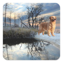 Golden Retriever Sticker