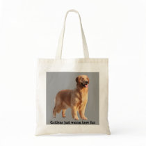 Golden Retriever Tote Bag