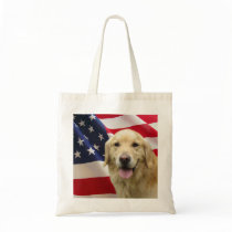 Golden Retriever Tote Bag