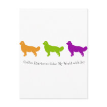 Golden Retrievers Colour My World With Joy