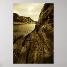 Golden Rock Poster