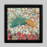 Golden Rose Deer & Peacock Floral Gift Box gift boxes